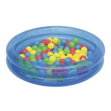 Детский надувной бассейн 91x20см с мячами